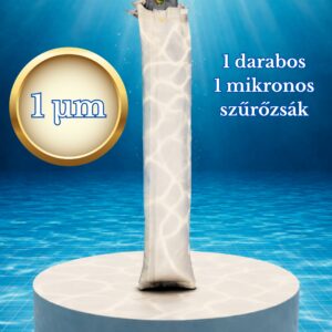 Eredeti Strausz-féle Csodazsák (Miraclebag©). (VE100) 1 mikron 0-20 m³-ig. 1 darabos kezdőszett, biztonsági szeleppel. Ez kell Önnek, ha ez lesz az első csodazsákja. Medence vízszűrő, homokszűrő helyett is. 100 cm.